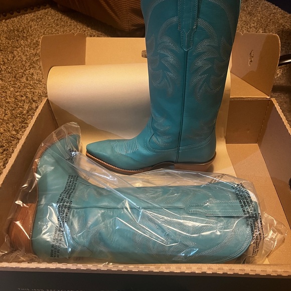 Tecovas Annie Lagoon Bovine cowboy Boots - Picture 3 of 8